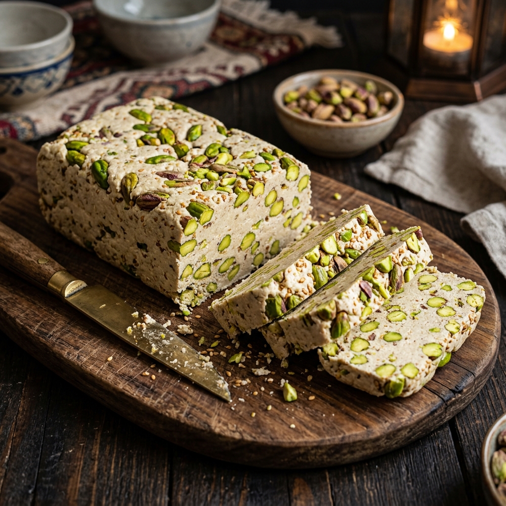 Antep Fıstıklı Tahin Helvası